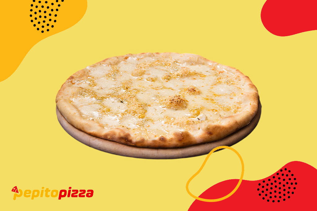 četiri vrste sira,poručite online,online poručivanje,pepito,dostava hrane,kragujevac,quattro formaggi pizza,quattro formaggi pica